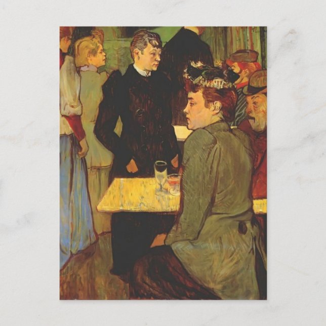 Carte Postale Henri Lautrec - Coin du Moulin de la Galette (Devant)