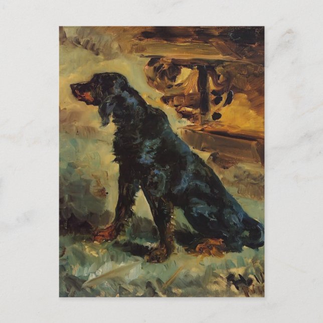 Carte Postale Henri Toulouse-Lautrec-Dun, un Gordon Setter (Devant)