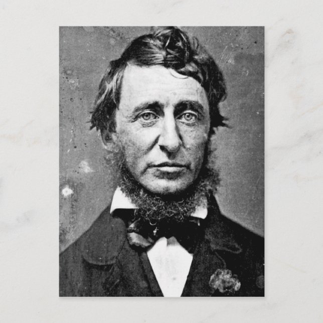Carte Postale Henry David Thoreau (Devant)