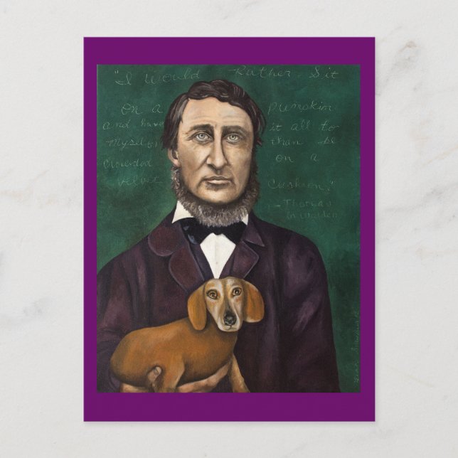 Carte Postale Henry David Thoreau (Devant)