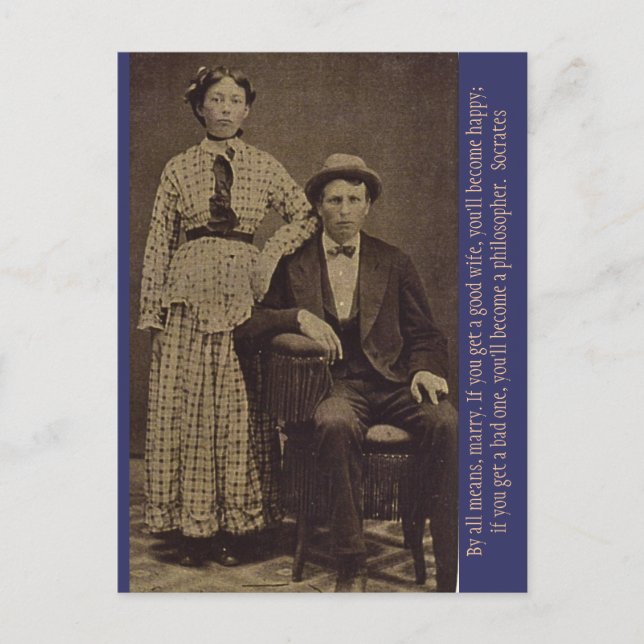 Carte Postale Henry & Elizabeth (SCHNELL) RUPP de York Co., PA (Devant)