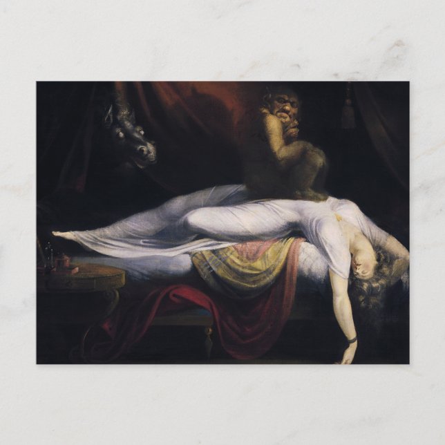 Carte Postale Henry Fuseli - Le cauchemar (Devant)