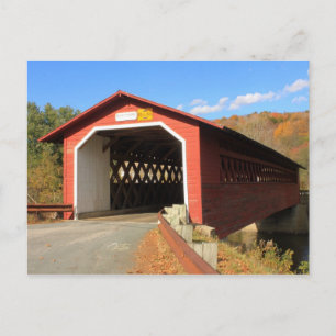 Carte Postale Henry Pont couvert Bennington Vermont