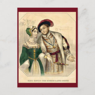 Carte Postale Henry VIII et Anne Boleyn