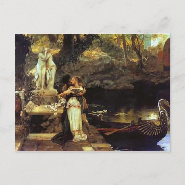 Carte Postale Henryk Siemiradzki - Après l'exemple des dieux (Devant)