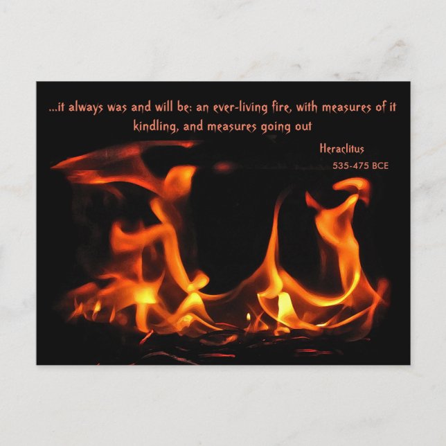 Carte postale Heraclitus Incendie (Devant)