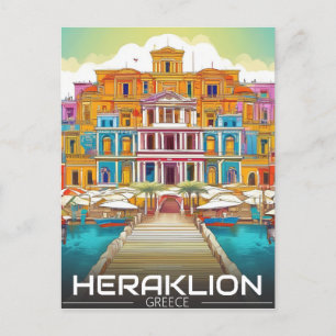 Carte Postale Héraklion, Iraklio. vocation grèce