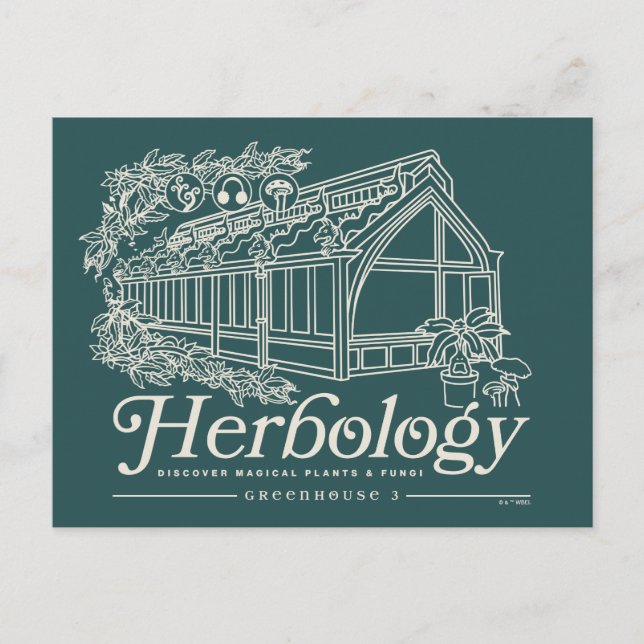 Carte Postale Herbologie HOGWARTS™ (Devant)
