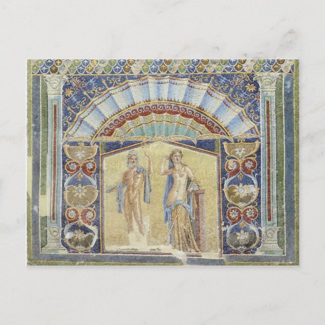 Carte postale Herculaneum Fresco (Devant)