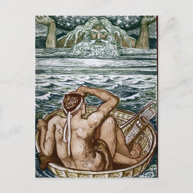 Carte Postale Hercules et Atlas (Devant)