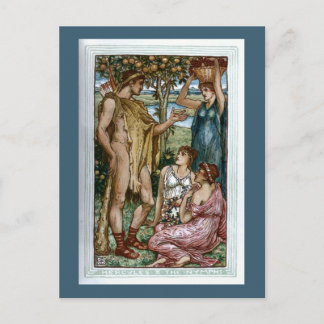 Carte Postale Hercules et les Nymphes