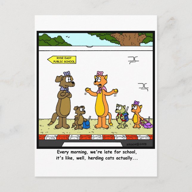 Carte Postale Héritage de chats (Devant)