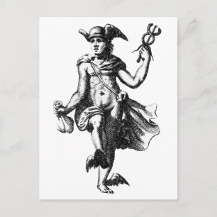 Carte Postale Hermes Trismegistus Alchemy