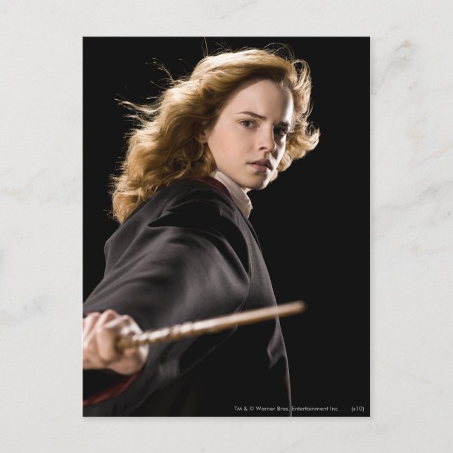 Carte Postale Hermione Granger Prêt À Agir (Devant)