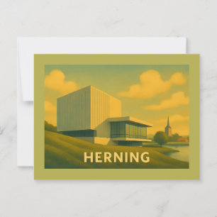 Carte Postale Herning Danemark Art Moderne