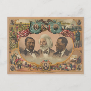 Carte Postale Heroes of the Coloured Race Publié par J. Hoover