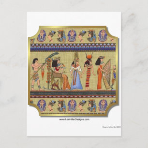 Carte Postale Héroglyphes égyptiens Vêtements, Cadeaux Objets de