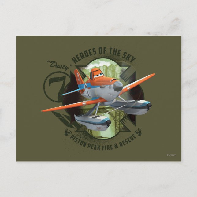 Carte Postale Héros Du Ciel - Dusty (Devant)