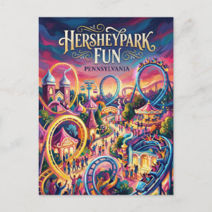 Carte Postale Hersheypark Pennsylvanie