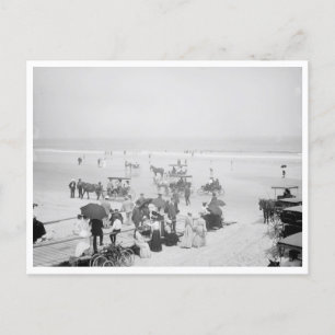 Carte Postale Heure De Bain Sur La Plage