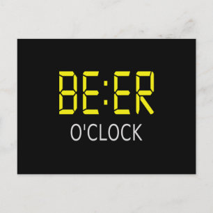 Carte Postale Heure de la bière