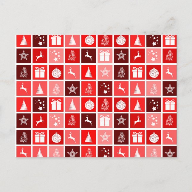 carte postale heure de noël (Devant)