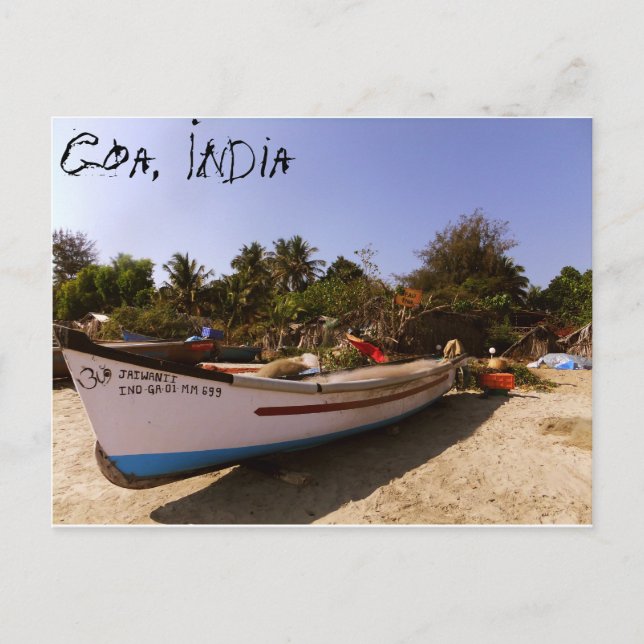 Carte Postale Heure de plage indienne (Devant)