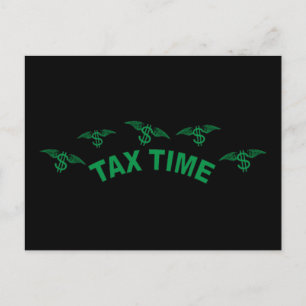 Carte Postale Heure de taxe