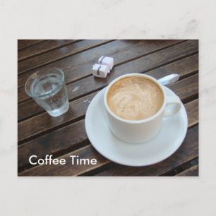 Carte Postale Heure du café