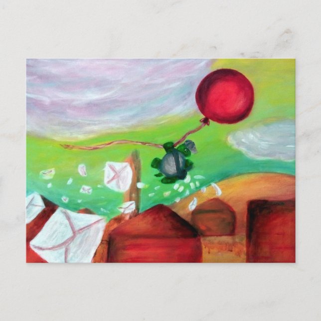 Carte Postale Heure du courrier ! (Devant)