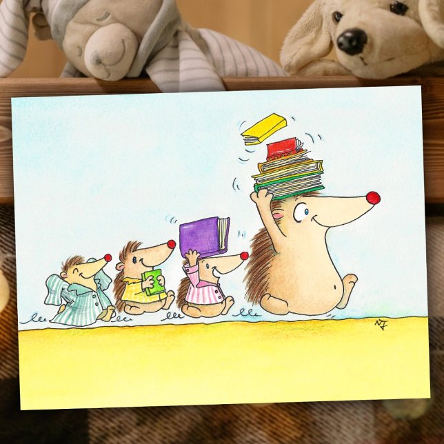 Carte Postale Heure d'une histoire de bedtime (Créateur téléchargé)