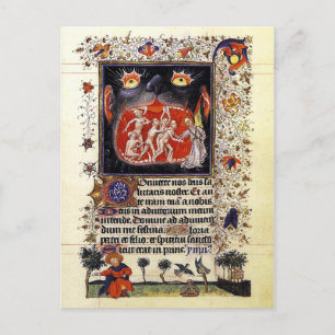 Carte Postale Heures de Catherine de Cleves
