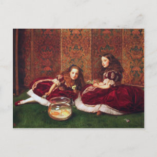 Carte Postale Heures de loisirs - John Everett Millais