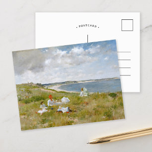 Carte Postale Heures oisives   William Merritt Chase