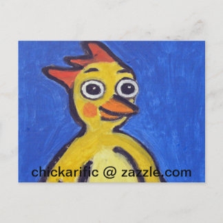 Carte postale heureuse de Chickarific