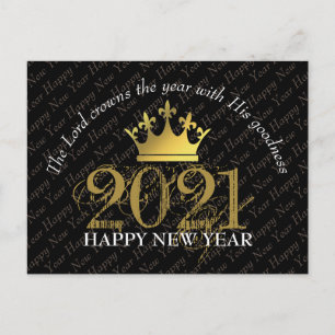Carte Postale HEUREUSE NOUVELLE ANNÉE 2021 Lord Crowns Année