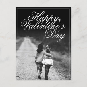 Carte Postale Heureuse Sainte-Valentin - côte à côte