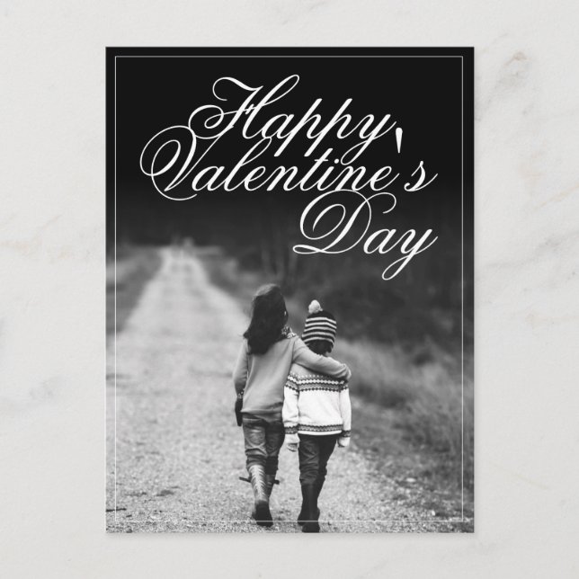 Carte Postale Heureuse Sainte-Valentin - côte à côte (Devant)
