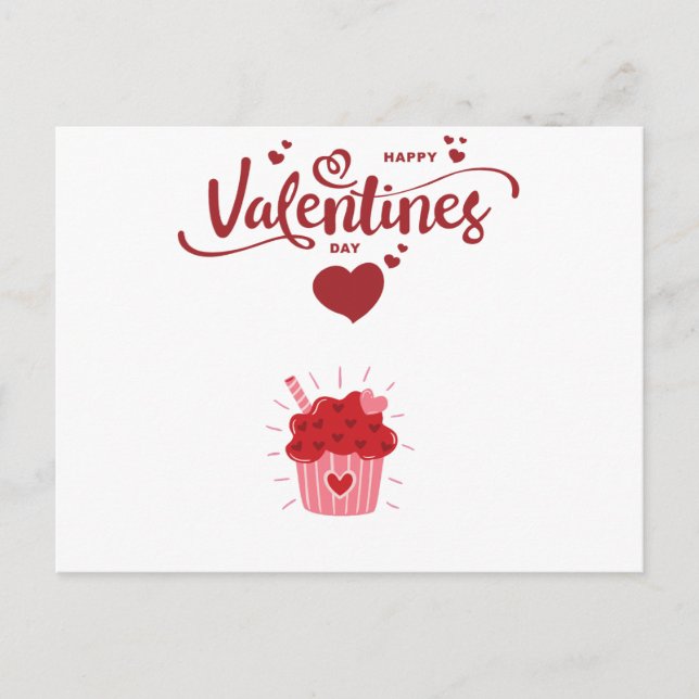 Carte Postale heureuse Sainte-Valentin cupcake Café Mug (Devant)