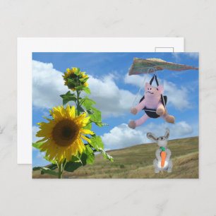 Carte postale - Heureux amis sur Hill