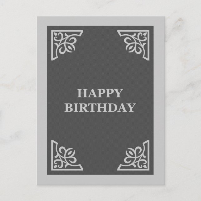 Carte Postale heureux anniversaire (album) (Devant)