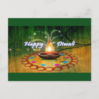 Carte Postale Heureux Diwali