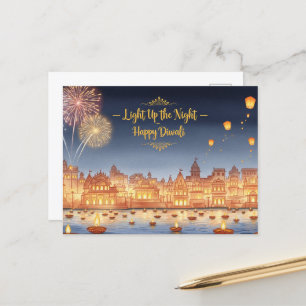 Carte Postale Heureux Diwali