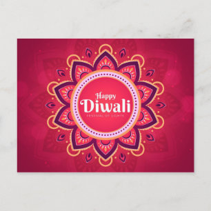Carte Postale Heureux Diwali
