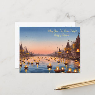 Carte Postale Heureux Diwali