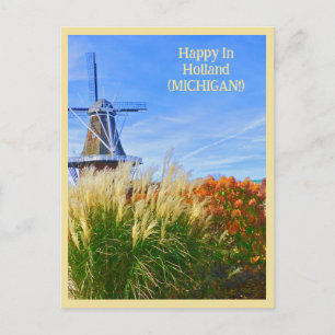 Carte Postale Heureux En Hollande (MICHIGAN)
