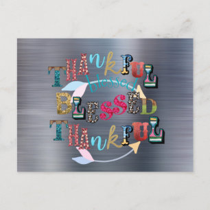 Carte Postale Heureux et heureux