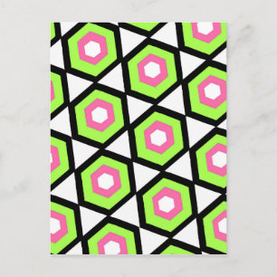 Carte Postale Hexagon
