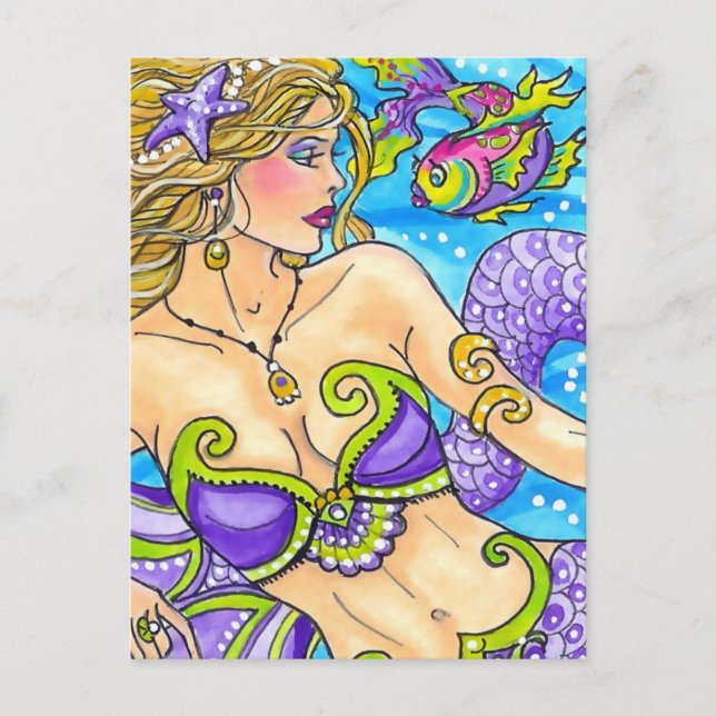 Carte Postale Hey Belle (Devant)