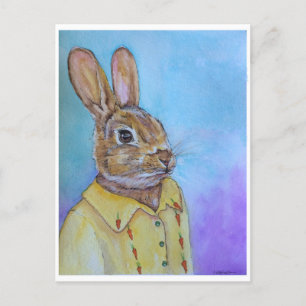 CARTE POSTALE HEY BUNNY